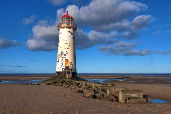 Обои картинки фото природа, маяки, великобритания, уэльс