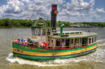 Картинка корабли пароходы река пароход прогулка