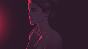 Картинка рисованные люди emma watson