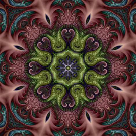 Обои картинки фото 3д графика, fractal , фракталы, узор, цвета, фон