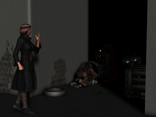 Обои картинки фото 3д графика, people , люди, invasion, 2, new, animal