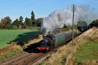 Картинка техника паровозы дорога рельсы паровоз железная