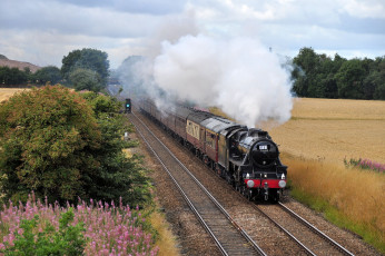 Картинка техника паровозы паровоз рельсы дорога железная