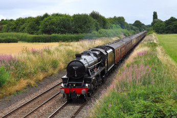 Картинка техника паровозы паровоз рельсы дорога железная