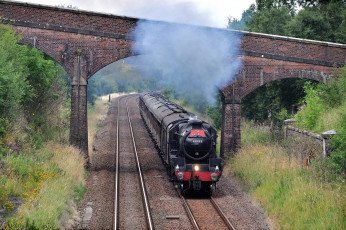 Картинка техника паровозы паровоз рельсы дорога железная