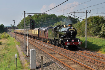 Картинка техника паровозы паровоз рельсы дорога железная