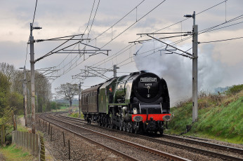 Картинка техника паровозы паровоз рельсы дорога железная
