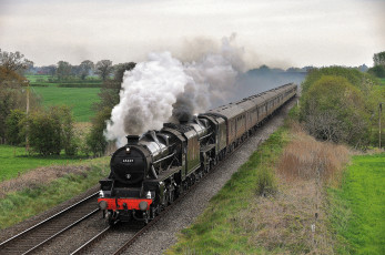 Картинка техника паровозы паровоз рельсы дорога железная