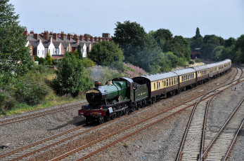 Картинка техника паровозы железная дорога рельсы паровоз