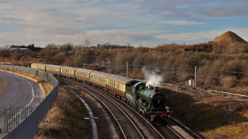 Картинка техника паровозы дорога рельсы железная паровоз