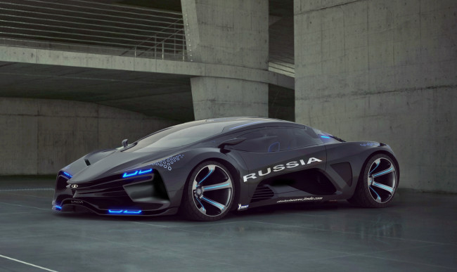 Обои картинки фото lada raven, автомобили, 3д, россия, lada, 21, век, красота, машина, равен, лада, raven