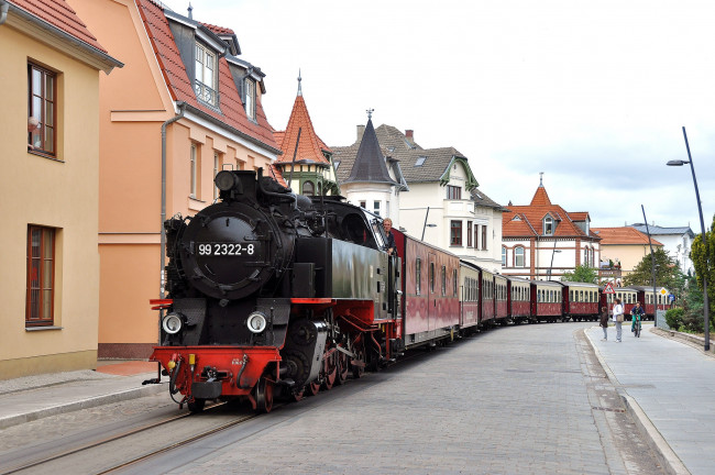 Обои картинки фото техника, паровозы, дорога, паровоз, рельсы, железная