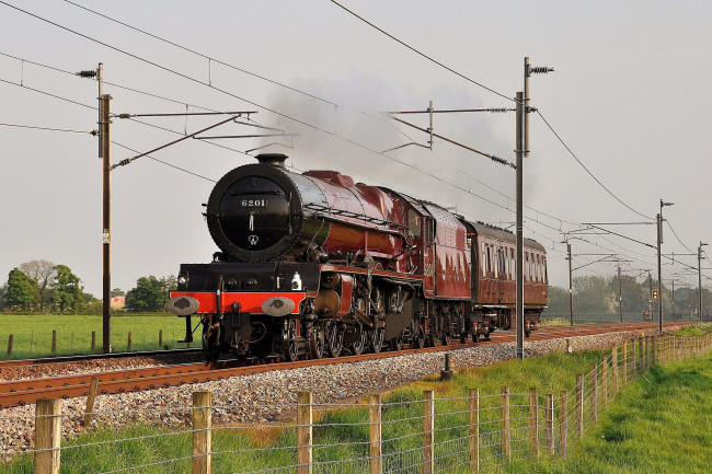 Обои картинки фото техника, паровозы, рельсы, дорога, железная, паровоз