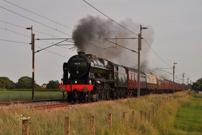 Обои картинки фото техника, паровозы, рельсы, дорога, железная, паровоз