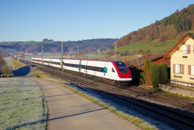 Обои картинки фото техника, поезда, поезд, скоростной