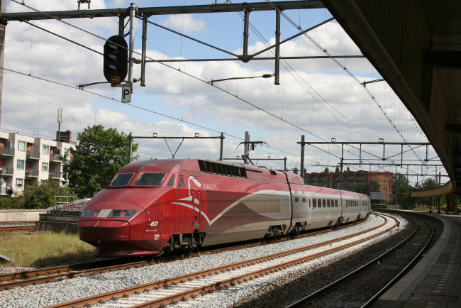 Обои картинки фото техника, поезда, поезд, скоростной