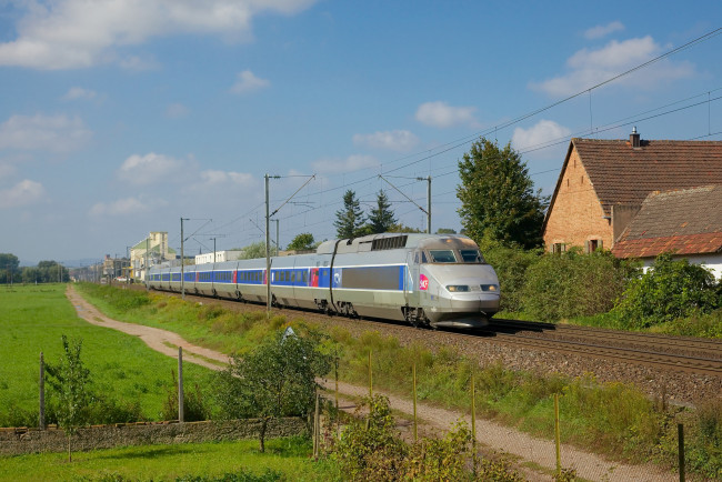 Обои картинки фото техника, поезда, поезд, скоростной