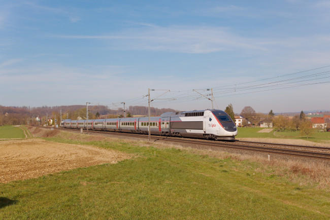 Обои картинки фото техника, поезда, скоростной, поезд