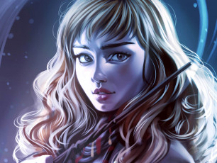 Картинка рисованное люди девушка