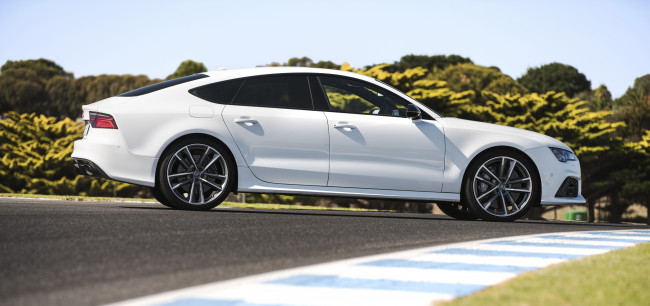 Обои картинки фото автомобили, audi, sportback, rs, 7, au-spec, 2016г, performance