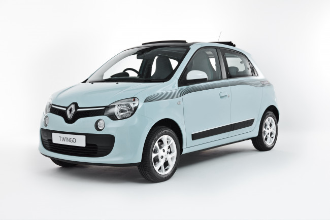 Обои картинки фото автомобили, renault, run, the, color, twingo, 2016г