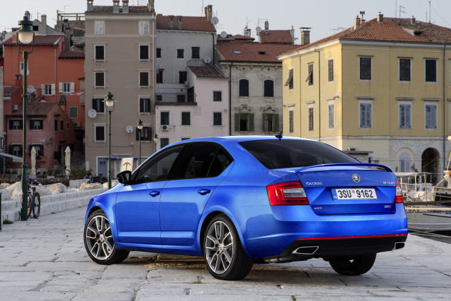 Обои картинки фото автомобили, skoda, octavia, 2015г, 5e, rs, 4x4