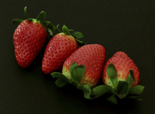 Картинка еда клубника +земляника ягоды