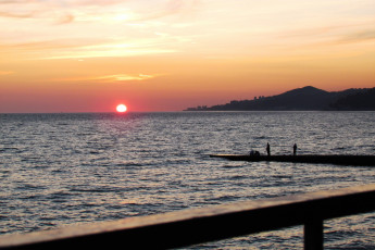 Картинка природа восходы закаты море сочи закат