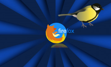 обоя компьютеры, mozilla firefox, логотип, фон