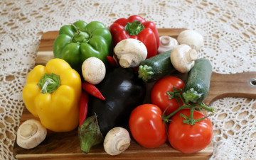Картинка еда перец перчики томаты помидоры