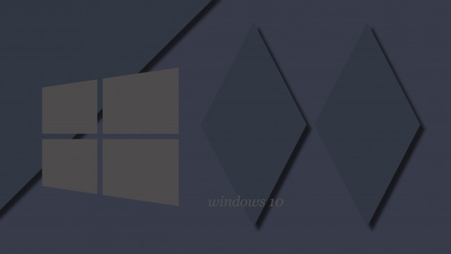 Обои картинки фото компьютеры, windows  10, логотип, фон