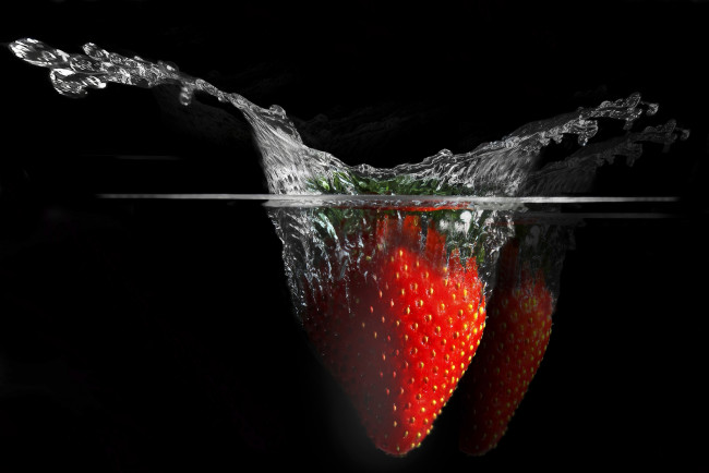 Обои картинки фото еда, клубника,  земляника, ягоды