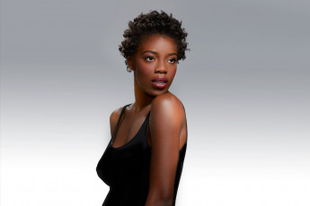 Картинка девушки -unsort+ темнокожие мулатка портрет девушка лицо брюнетка причёска макияж модель