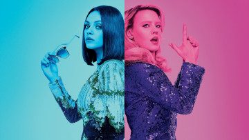 обоя шпион,  который меня кинул , 2018, кино фильмы, the spy who dumped me, который, меня, кинул, the, spy, who, dumped, me, мила, кунис, сэм, хьюэн, кейт, маккиннон