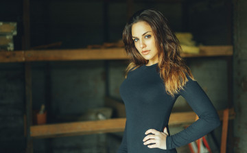 Картинка девушка девушки -unsort+ брюнетки темноволосые модель sarah+salomonsen