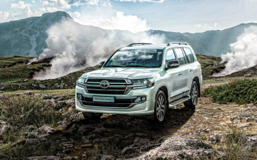 Картинка 2019+land+cruiser+200 автомобили toyota премиум класс внедорожник японские экстерьер land cruiser 200 белый 2019