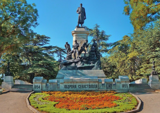 Картинка севастополь города -+памятники +скульптуры +арт-объекты крым город памятник деревья