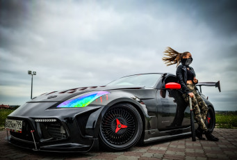 Картинка автомобили -авто+с+девушками nissan 350z