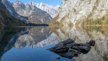 Картинка obersee bavaria germany природа реки озера