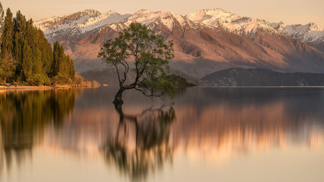 Обои картинки фото lake wanaka, new zealand, природа, реки, озера, lake, wanaka, new, zealand