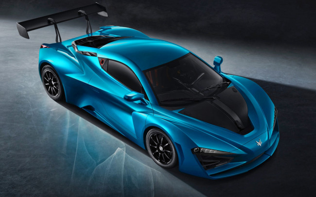 Обои картинки фото 2021 arcfox-gt race edition, автомобили, -unsort, arcfox, gt, race, edition, 2021, гиперкар, вид, спереди, синий, спортивное, купе, новый, суперкар