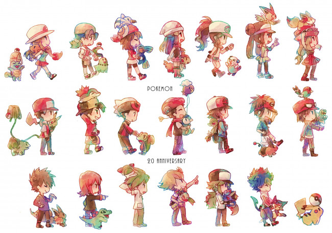 Обои картинки фото аниме, pokemon, покемон