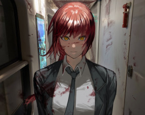 Картинка аниме chainsaw+man chainsaw man