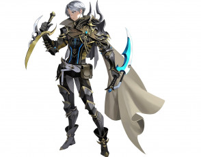 Картинка аниме unknown +другое+ парень оружие плащ