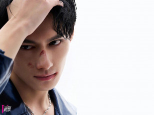 Картинка мужчины wang+zhuocheng актер лицо ссадины