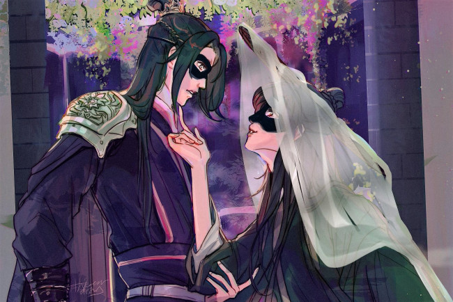 Обои картинки фото аниме, mo dao zu shi, цзянь, чэн, не, хуайсан