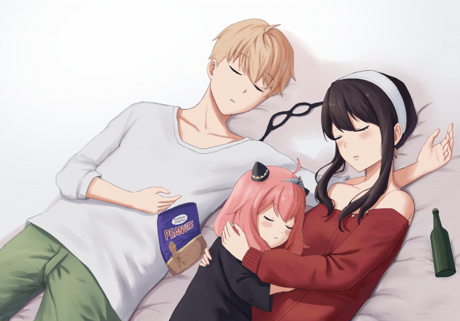 Обои картинки фото аниме, spy x family, spy, x, family