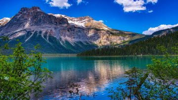 Картинка emerald+lake yoho+np british+columbia природа реки озера emerald lake yoho np british columbia