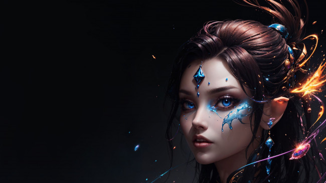 Обои картинки фото фэнтези, эльфы, нейросети, графика, нейроарт, ai, art, нейронные, сети, рисунки, нейро, искусство, красивая, девушка, эльф