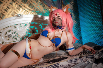 Картинка девушки -+азиатки азиатка косплей